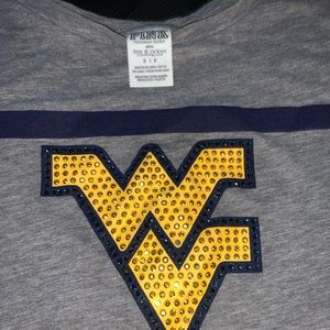PINK WVU bedazzled T-Shirt